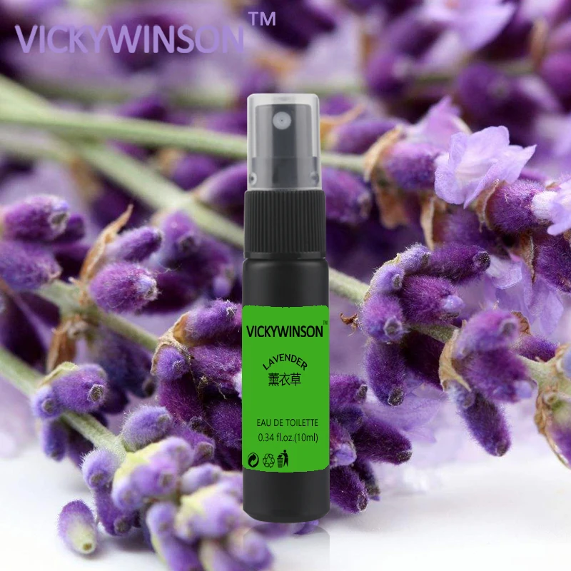 VICKYWINSON Lavanda deodorizzazione 10ml di Acqua Delle Donne Antitraspiranti Deodorante Profumo di Lunga durata Aromatico