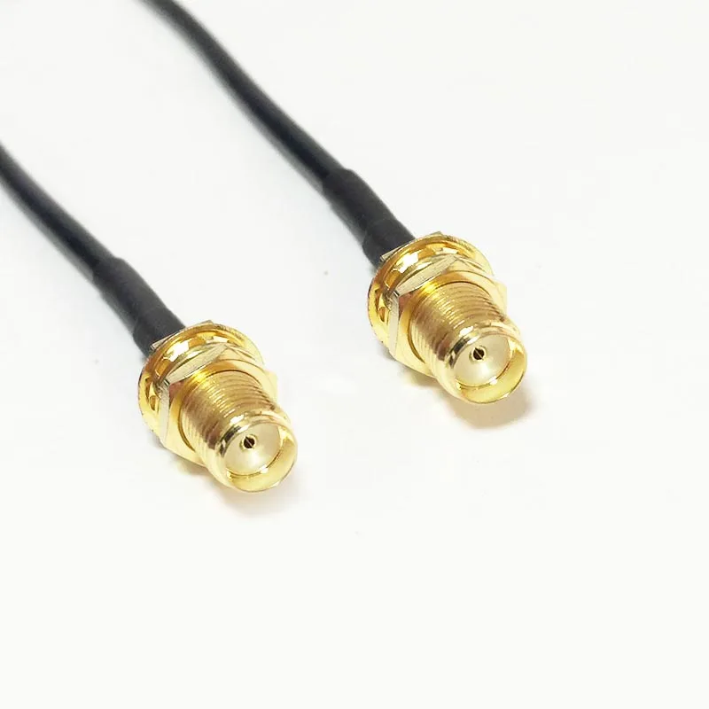 Cabo Router WiFi com SMA Fêmea Jack Nut, Interruptor Pigtail, RG174, 20cm, 8 "Adaptador, Atacado