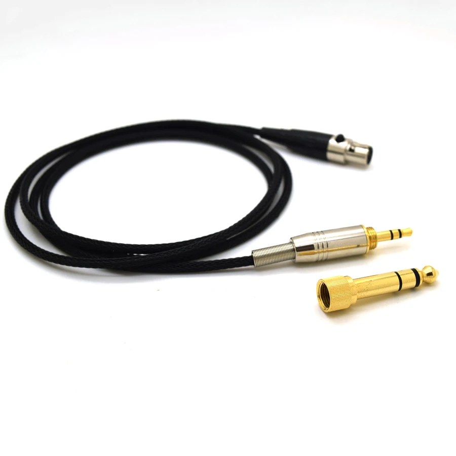 Upgraded Headphone Cable for AKG K240 K702 Q701 K271 K267 K712 Headset Replacement Audio Wire 6.35 / 3.5mm Male to Mini XLR