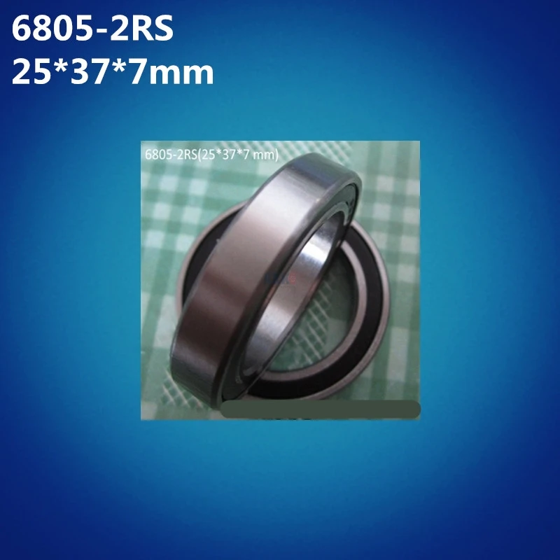 Free shipping 1pcs high quality 6805-2RS 25*37*7mm hybrid ceramic for FSA, Raceface, Shimano, Token center shaft repair bearing