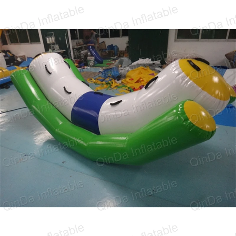 2016 Bán Chạy Bơm Hơi Nước Totter Trượt 0.9Mm PVC Bạt Bập Bênh Cho Nước Trò Chơi Trẻ Em Đồ Chơi Hồ Bơi