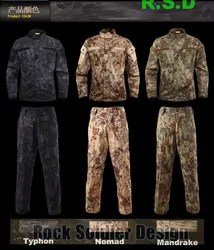 Mens Cycling Kryptek Mandrake Camouflage Uniform SHIRT And PANTS Camo Outdoor Hunting Suit