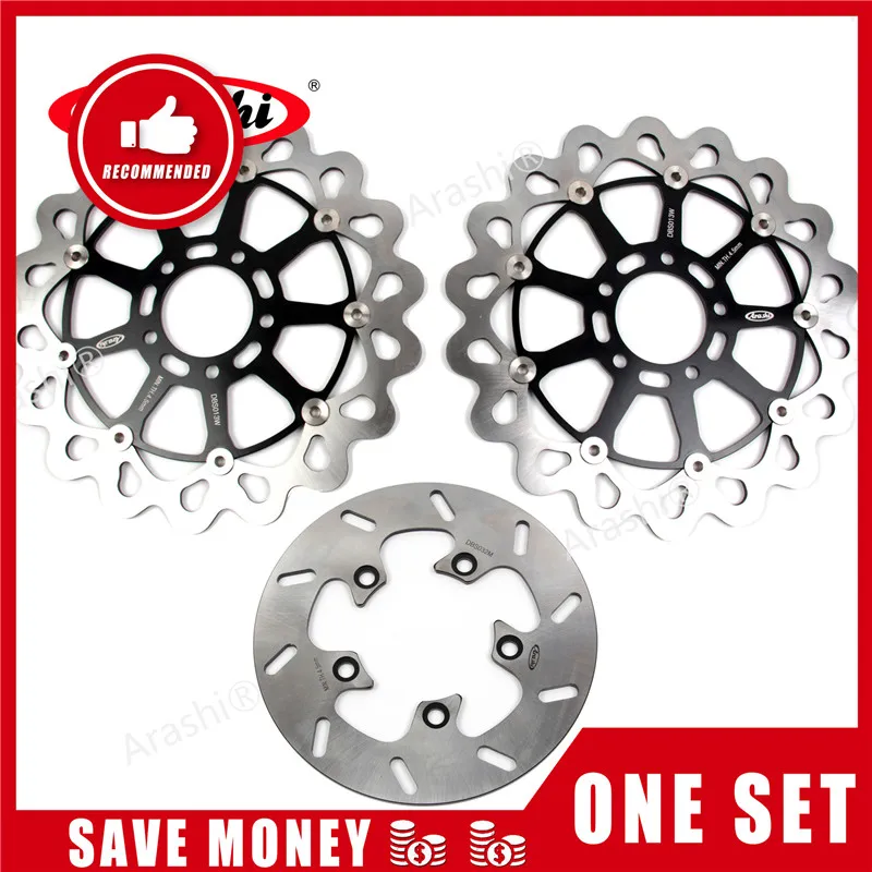 Arashi 1 Set For SUZUKI GSX R 750 1996 - 2003 CNC Front Rear Brake