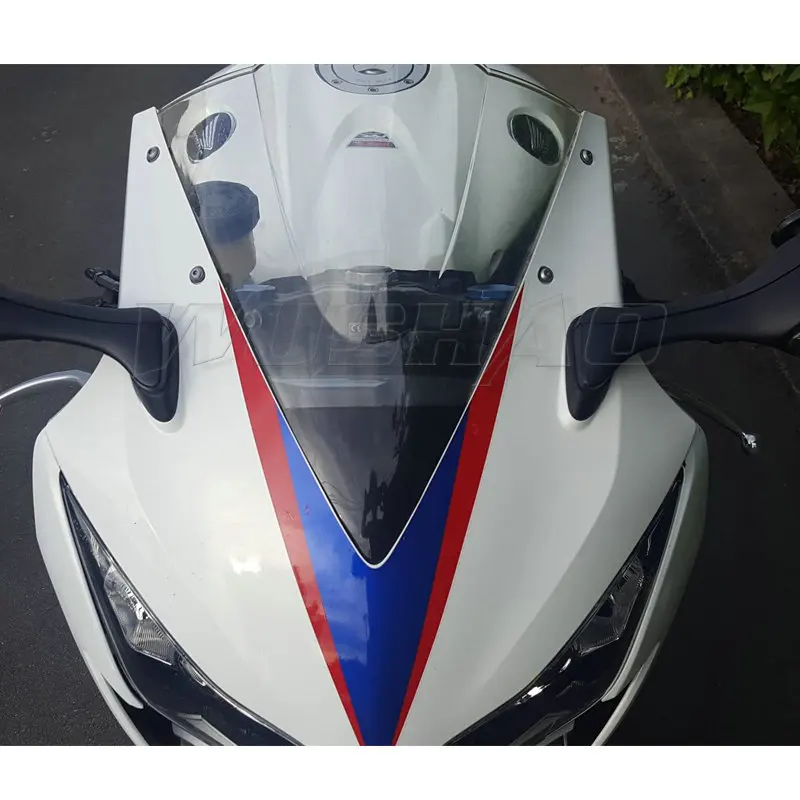 Motorcycle Double Bubble Windshield WindScreen Screen For 2012 13 2014 2015 2016 Honda CBR1000RR CBR 1000 RR SP Fireblade Black