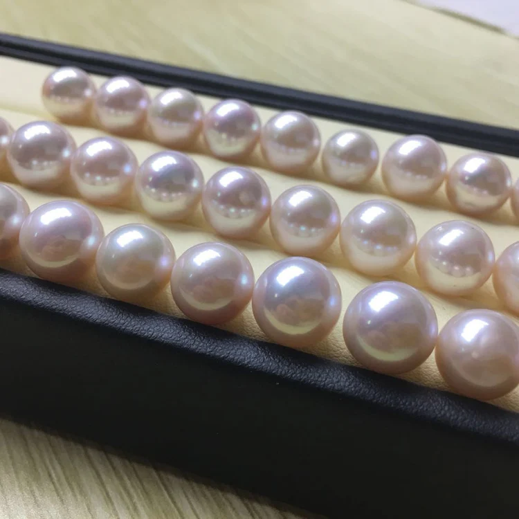 Half Hole Perfectly Round Pearl 10-11mm Edison Pearl Freshwater Genuine Pearl Beads For Pendant/Earrings/Rings Loose Pearl