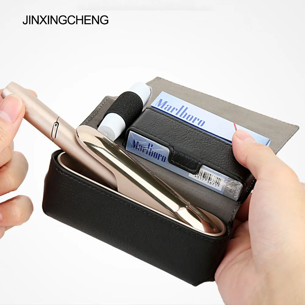 JINXINGCHENG Fashion Flip Leather Case for iqos 3.0 Case Wallet Case for iqos 3 Wallet Pouch Bag Holder Box
