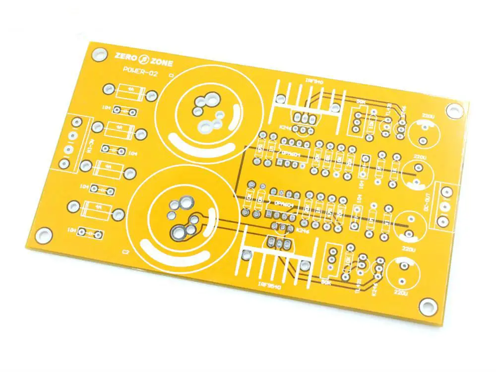 POWER-02 (OPA604) main filter adjustable regulated power supply PCB