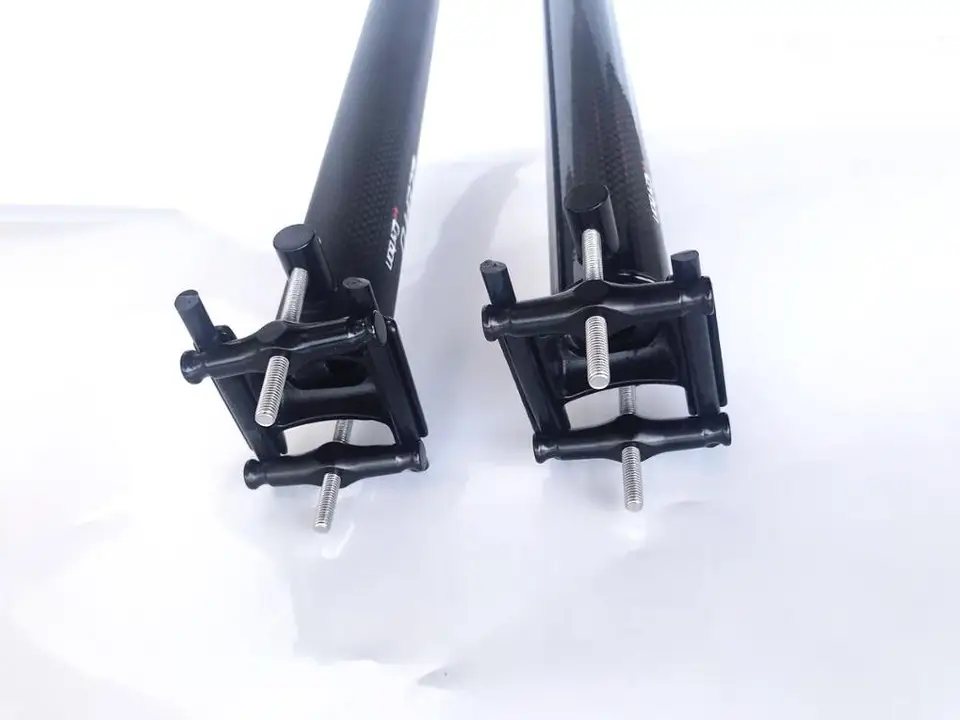 Litepro-超軽量カーボンファイバーシートポスト,33.9x580mm,折りたたみ