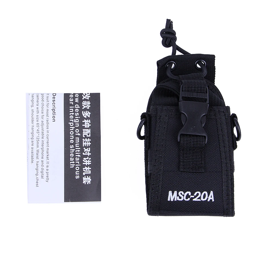 

BAOFENG UV-5R UV-5RE Plus UV-B5 UV-82 MSC-20A Walkie Talkie Case Holster for Yaesu Motorola GP328+ CB Radio Security Kits Case