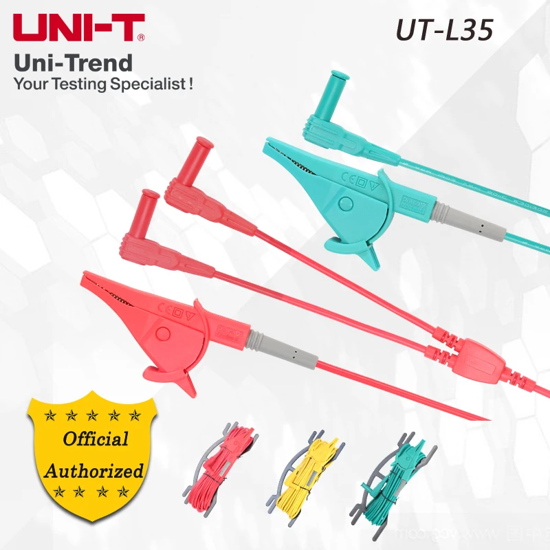 

UNI-T UT-L35 Group test leads; UL certified wire for UT521, UT522, UT572