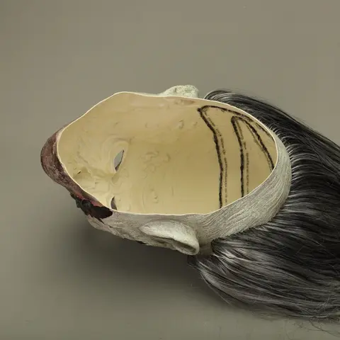 Zombiemask Cosplay The Walking Dead Whisperers Betamask Latex Halloween Läskiga Masker 6 best sales The Walking Dead-cosplayen - №5