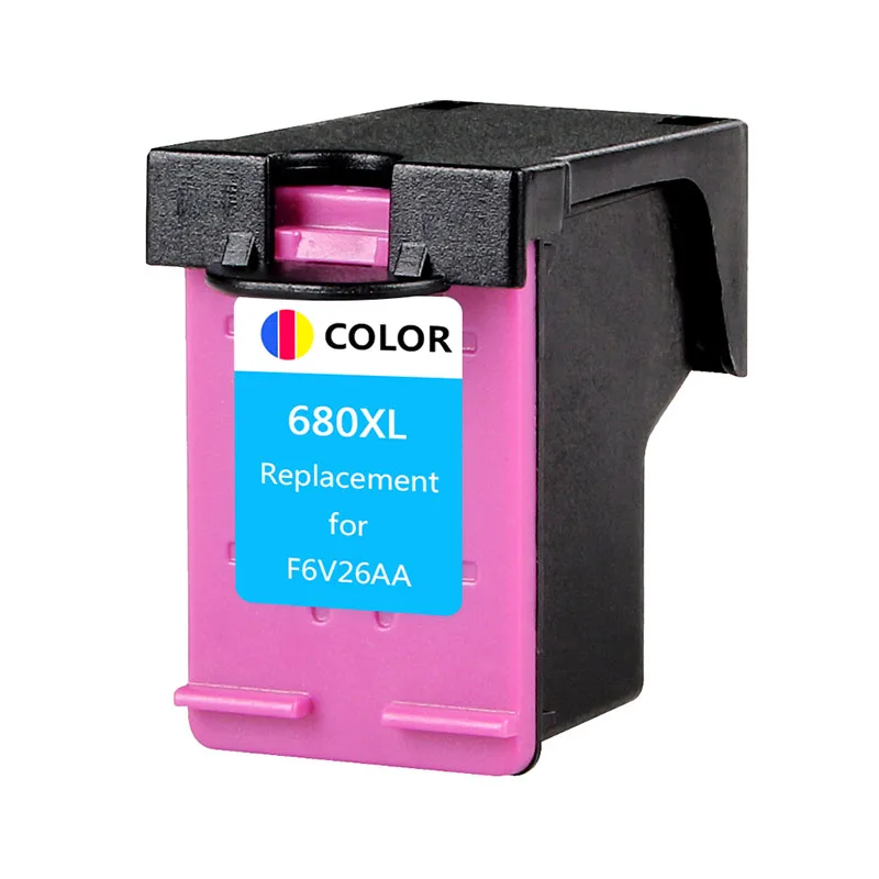 Remanufactured 680XL Tri Color Ink Cartridge F6V26AA for HP 680 Large Capacity for Deskjet 2135 2136 2138 3635 3636 3835 4535