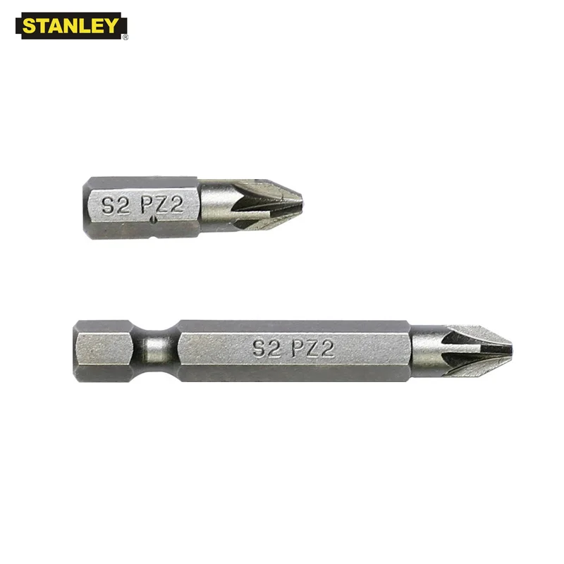 Stanley 10pcs 1/4 hexagon shank screwdriver bits PZ3 PZ2 bit screw driver kit 25mm 50mm precision head S2 alloy steel