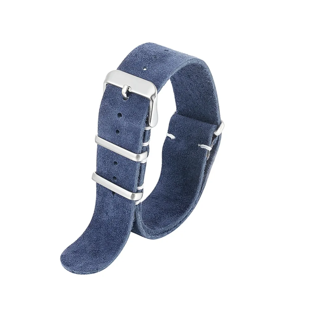 

Onthelevel 18mm 20mm 22mm 24mm genuine leather suede watchband strap Long style suede strap Special&Classical Genuine Leather