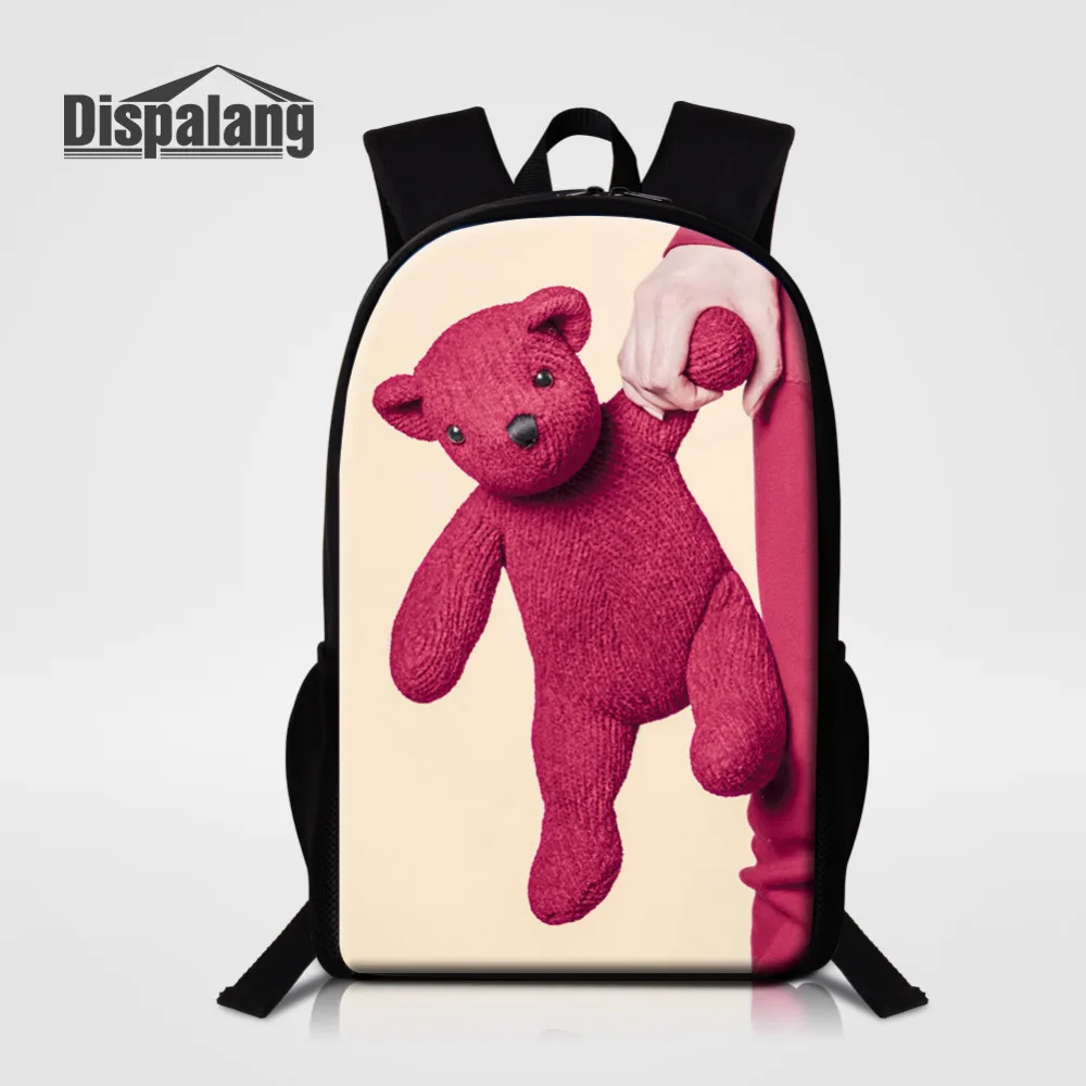 

Dispalang Toy Bear Print School Bags For Teenagers Fashion Casual Womens Backpack Large Oxford School Backpacks Children Bookbag