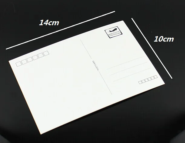 White Postcards Blank Paper Card Stock Post Cards Thickness 300GSM