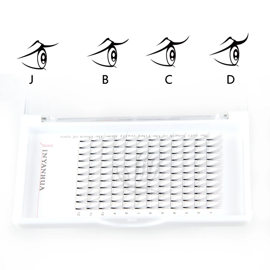 5d Eyelashes Premade Volume Fans 100% Hand-made 2d-5d Fans Lashes Natural Eye Makeup Lashes Individual Eyelash Extensions