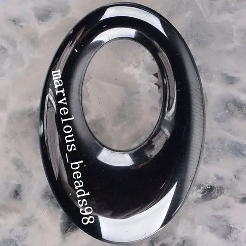 Fashion Jewelry Black Non-Magnetic Hematite Pendant Bead SMC1889