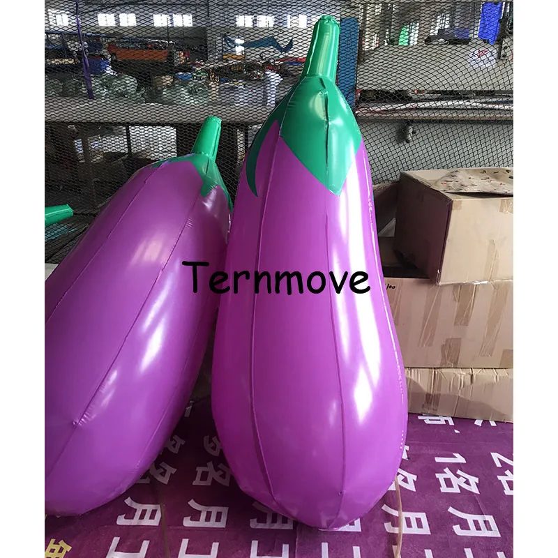 giant inflatable eggplant Vegetables balloon PVC advertising Promotion Helium Balloone's floating custom large ground balloon