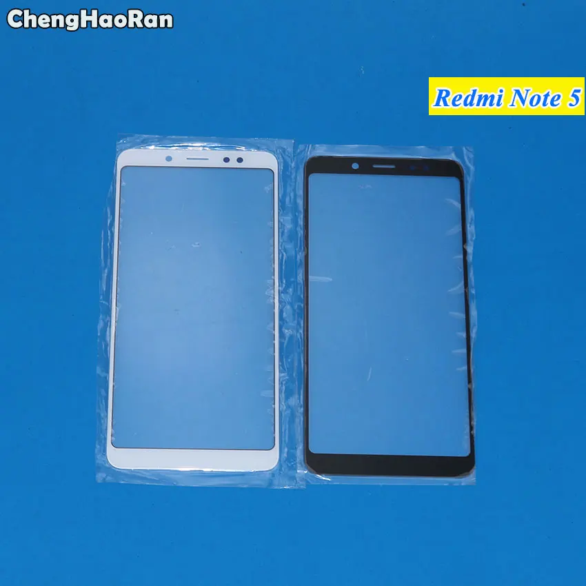 ChengHaoRan For Xiaomi Redmi 5 5Plus 5P Note 5 Front Glass Touch Screen LCD Outer Panel Lens Repair Replacement Part