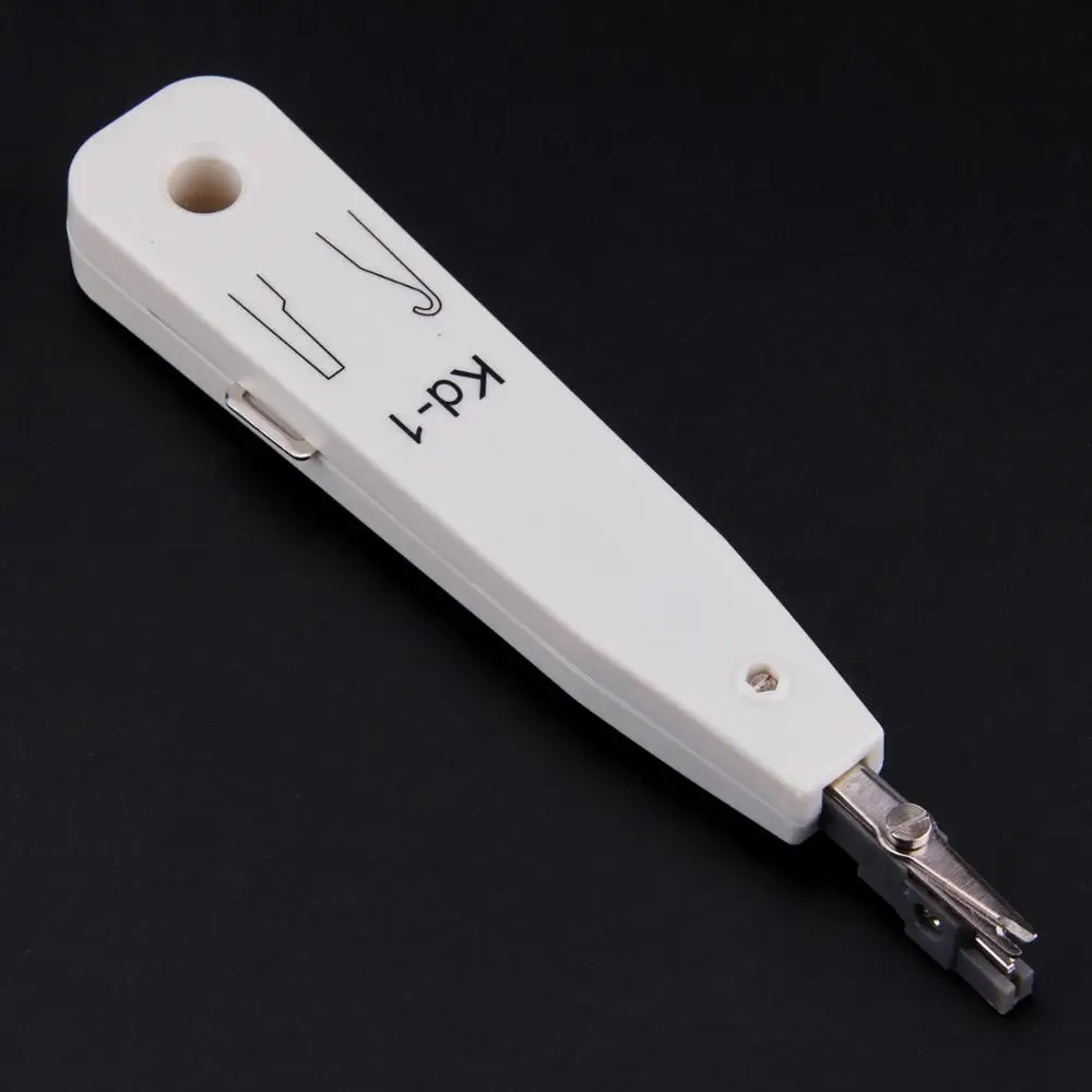 Besegad Ethernet Network Patch Panel Faceplate Punch Down Tool Network Wire Cat5 RJ11 RJ45 Telephone Terminal Insertion Tools