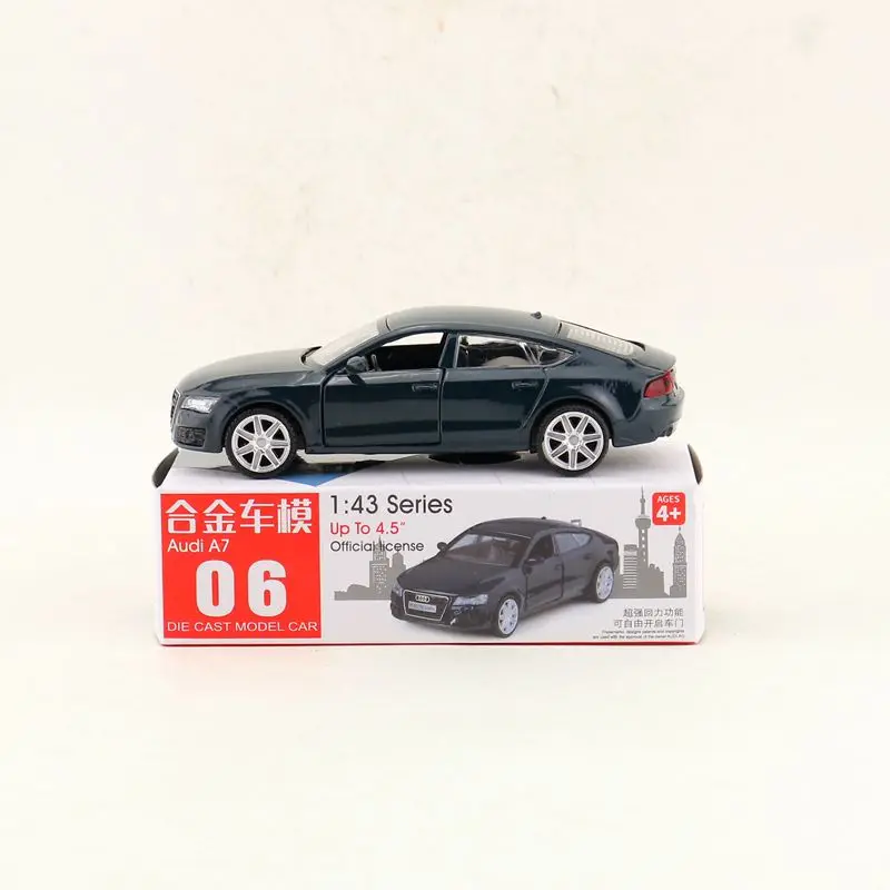 Doos Gift Model, Hoge Simulatie 1:43 Alloy Pull Back Audi A7 Model Auto, Originele Verpakking, selling Speelgoed, Gratis Verzending