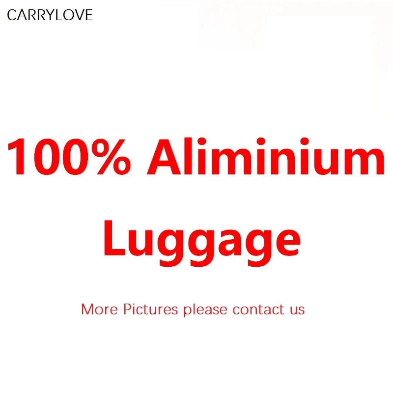 

100% Aluminum-magnesium Alloy 20/24/26/29 Inch Rolling Luggage Business Travel Suitcase Aluminum Spinner Trolley Bag On Wheel