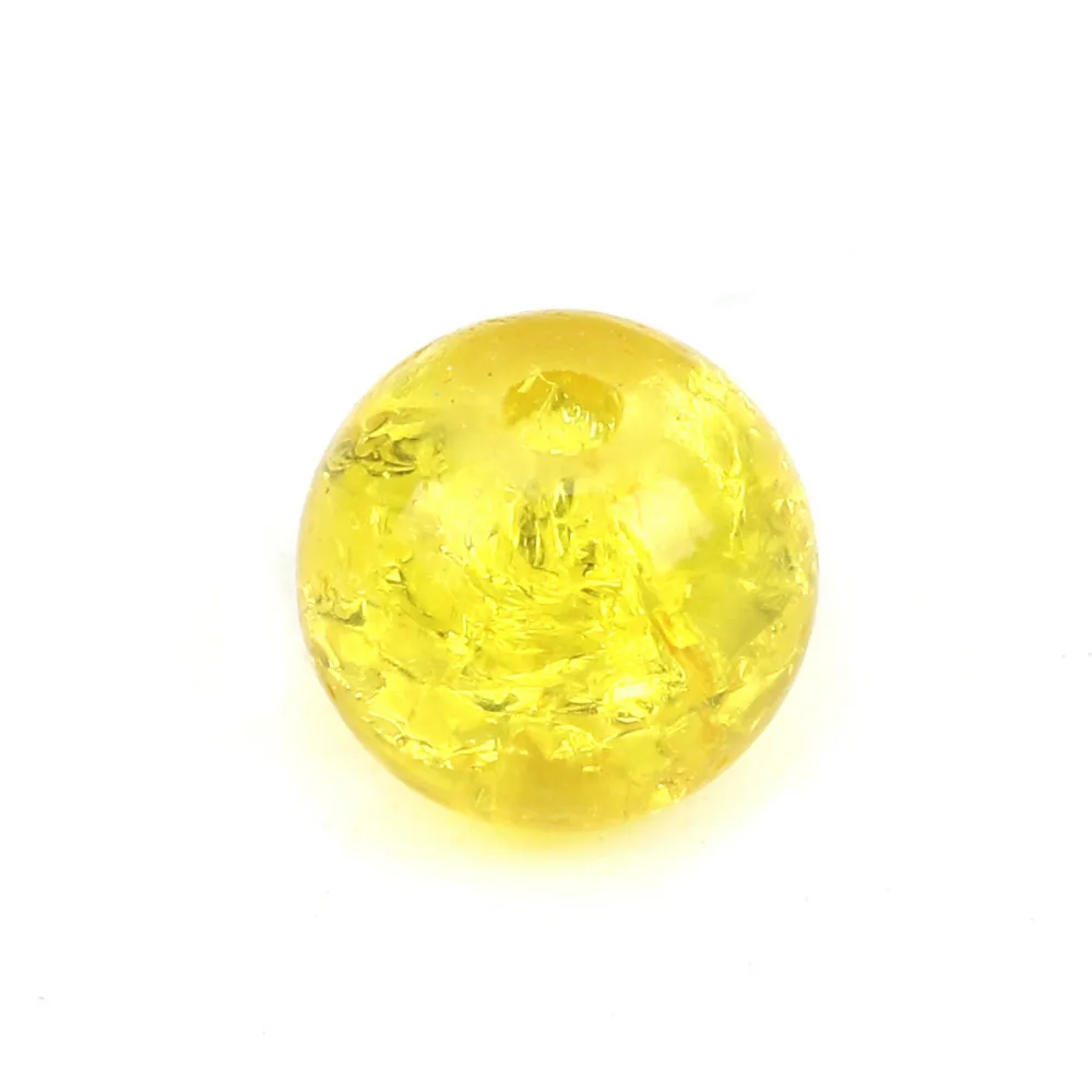 DoreenBeads 200 PCs randomly Mixed Crackle Glass Round Beads 6mm Dia. Findings (B04930). mixed at random (B04930), yiwu