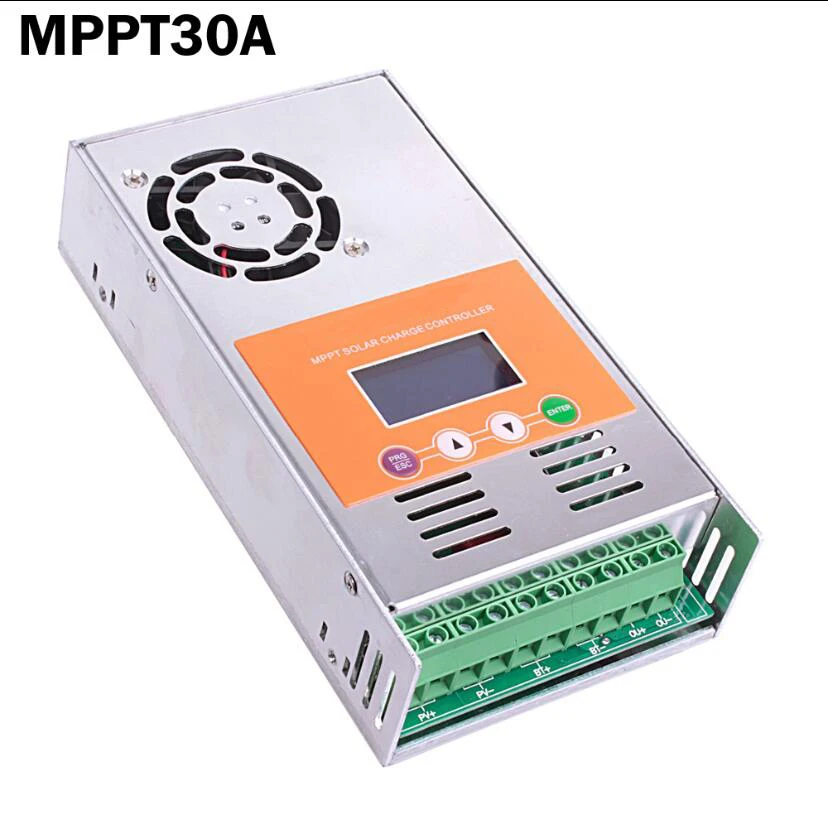 30A MPPT Solar Charge Controller for 12V/24V/36V/48VDC batteries  with Multi-function LCD displays