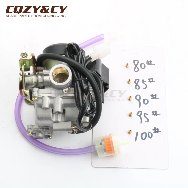 20mm Scooter Carburetor PD20J for GY6 CVK 139QMB 139QMA 50cc 80cc 100cc 4-stroke