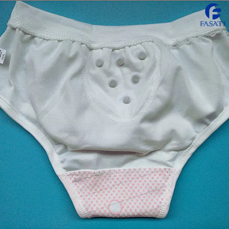 2pcs free size white Nano magnetic therapy panties health panties gift panties Magnetic Tourmaline