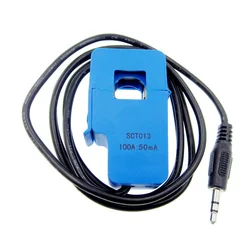1pcs SCT013 50A/1V SCT-013-50A 100A/50mA SCT-013-100A Non-invasive AC current sensor Split Core Current Transformer
