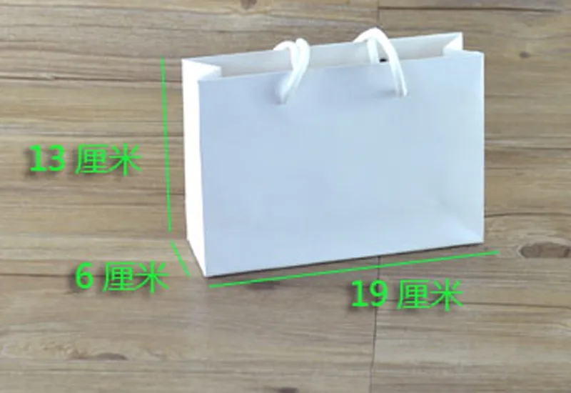 Stock multifunction paper bag with handle fashionable gift paper shopping bags clothing bags 19*13*6cm 30pcs lots