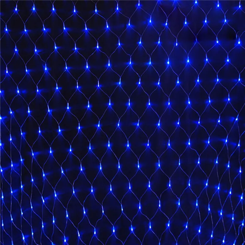 3m * 2m 200 led net malha fada string luz festa de casamento natal fada luz da corda com 8 função controlador ue eua plug