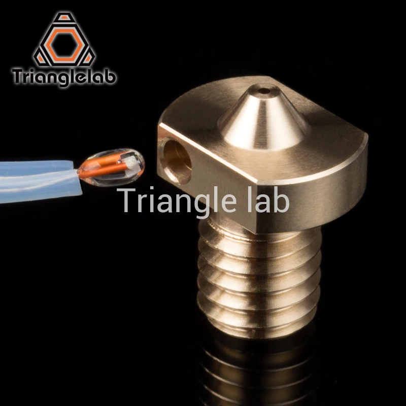 C Trianglelab 3D Printer NOZZLE Hotend V5 V6 for HOT END heat block upgrade kit for V6 HOTEND thermistor can be inserted