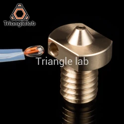 C Trianglelab 3D Printer NOZZLE Hotend V5 V6 for HOT END heat block upgrade kit for V6 HOTEND thermistor can be inserted