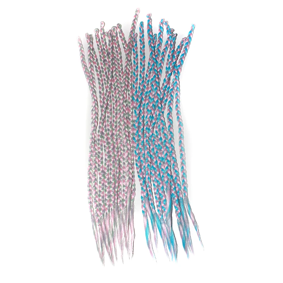 

QP hair MIX Color braid Twist вязаные крючком волосы 24 дюйма Омбре Box Плетеный вязаный крючком искусственные твист волосы для женщин