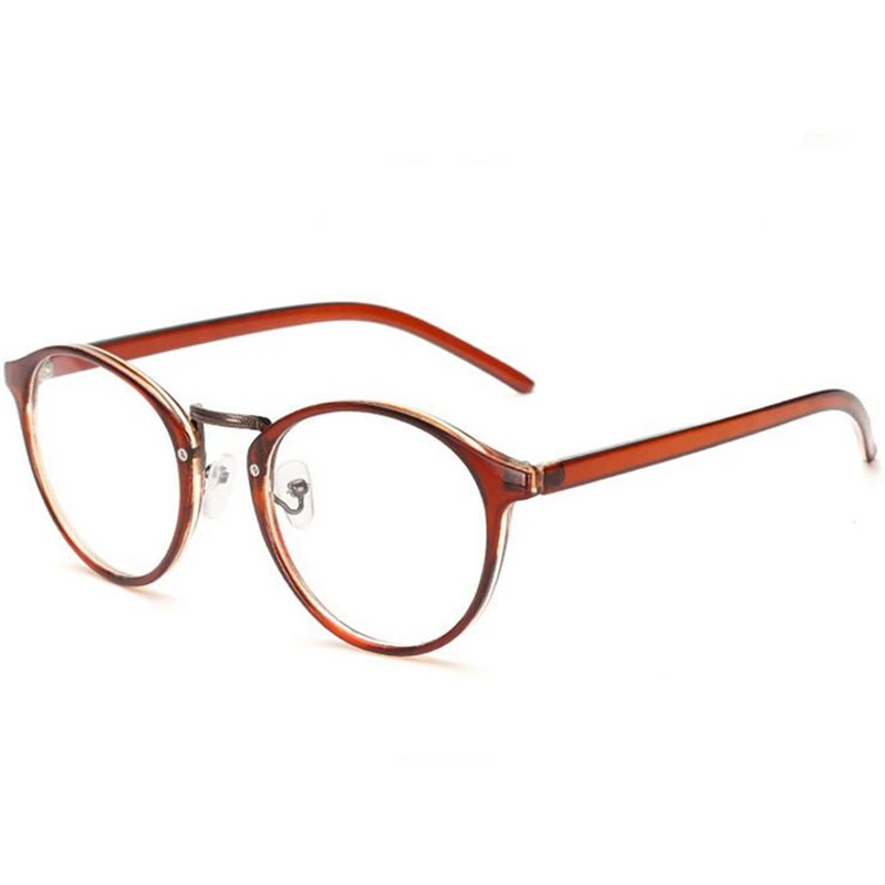 Retro Round Student Myopic Glasses With Degree Ultralight Men Women Minus Lens Prescription Eyeglasses 0 -1 -1.5 -2.0 To -6.0
