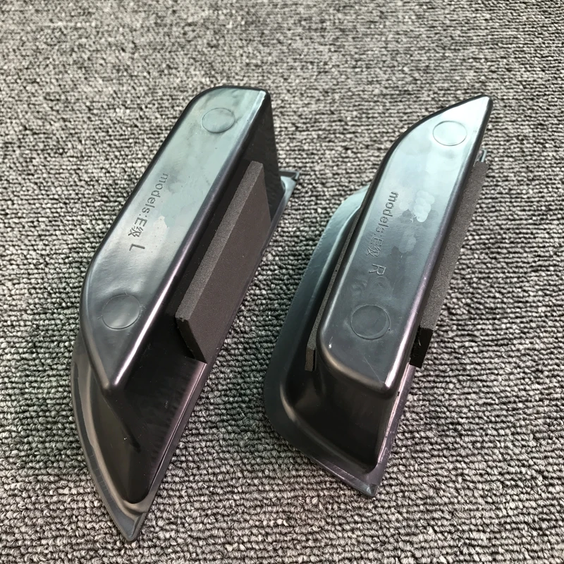 JEAZEA Plastic 2Pcs Car Rear Door Armrest Storage Box Container Holder For Mercedes Benz E class W212 2010 2011 2012 2013 14