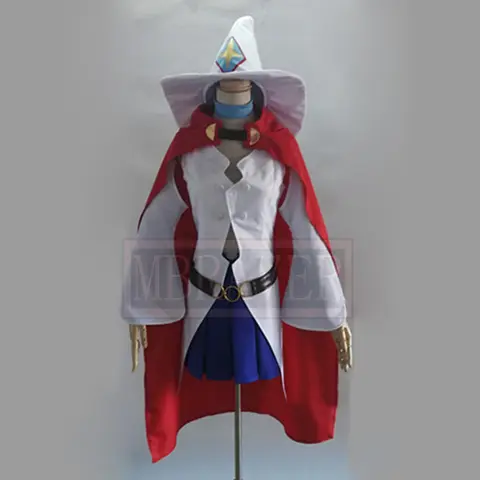 Little Witch Academia Ursula Callistis Shiny Chariot Cosplay Kostym Inkluderar Hatt Skräddarsydd 10 best sales Lilla Häxakademins cosplay - №9