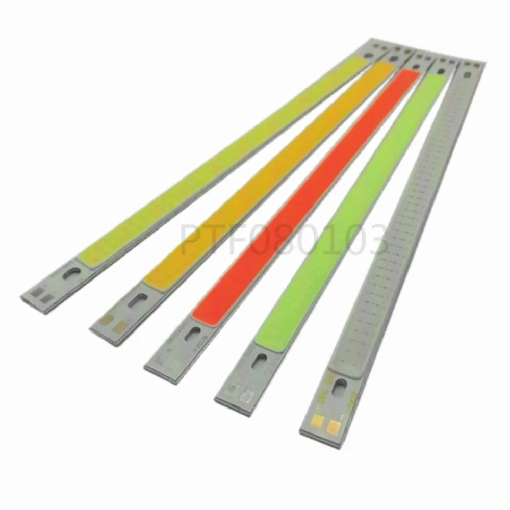 200 X 10mm 10W 12V COB LED Light Bar diode Warm white Red blue Green for Car