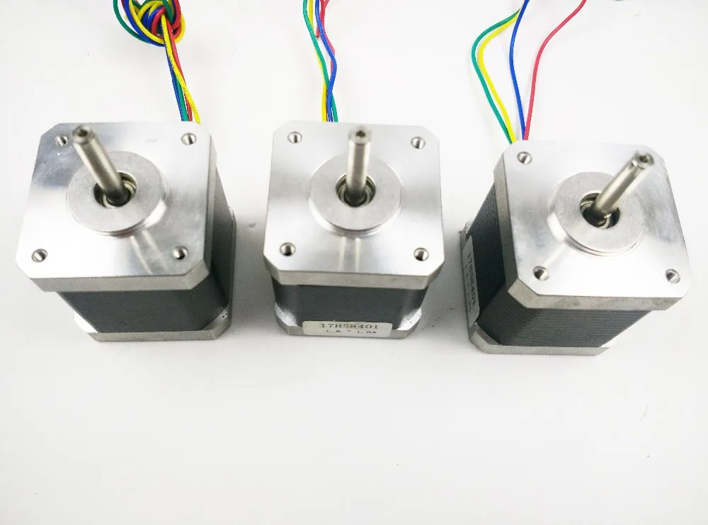 

3pcs/lot Nema17 stepper motor / 48mm 1.8A 48N.cm 78 oz-in/ 2 phase 4-wire hybrid 3D Printer for CNC Engraving machine