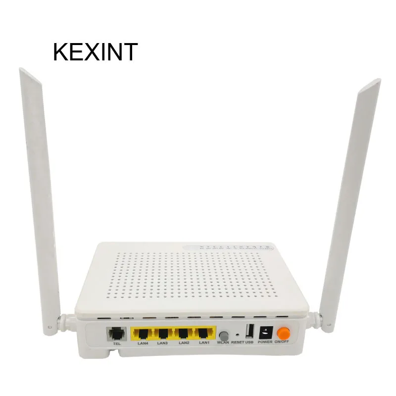 KEXINT GPON ONU FTTH 4Port OLT 1GE+3FE+1POTS+WIFI GPON ONU Transceiver Equipment