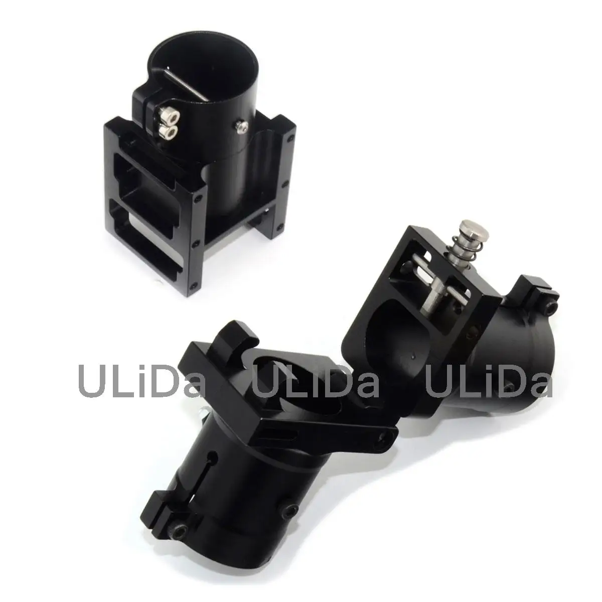 CNC Aluminium 30mm Fixed seat + Tube Arm Folding Transverse Connector for Plant Protection UAV Multicopter Drone