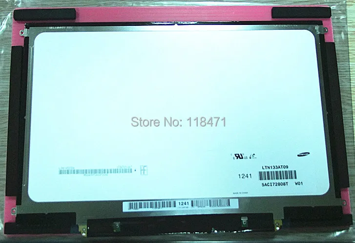 

13.3 Inch TFT LCD Panel LTN133AT09-W01 LCD Display 1600*900 LCD Screen IPS LCD LVDS 2 ch 6-bit 300 cd/m2