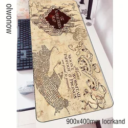 Wizarding World Map mouse pads High-end 900x400mm pad mouse notbook computer mousepad hot sales gaming padmouse gamer mouse mat