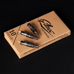 Agujas de tatuaje con cartucho de filtro Original, sombreador redondo #12, 0,35mm, agujas de sistema de membrana para agarre de máquina de cartucho, 10 unidades por lote