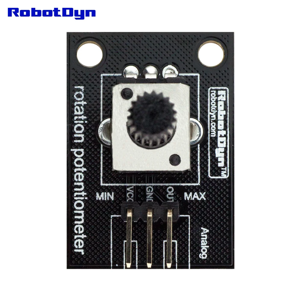 Rotation potentiometer (analog). 10KOhm