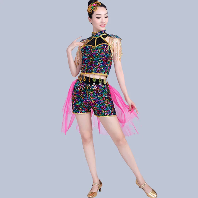 

Kids Jazz Dance Costumes for Women Modern Dance Costume Clothing Girls Fashion Band Jazz Hip Hop Dance Performance Clothing