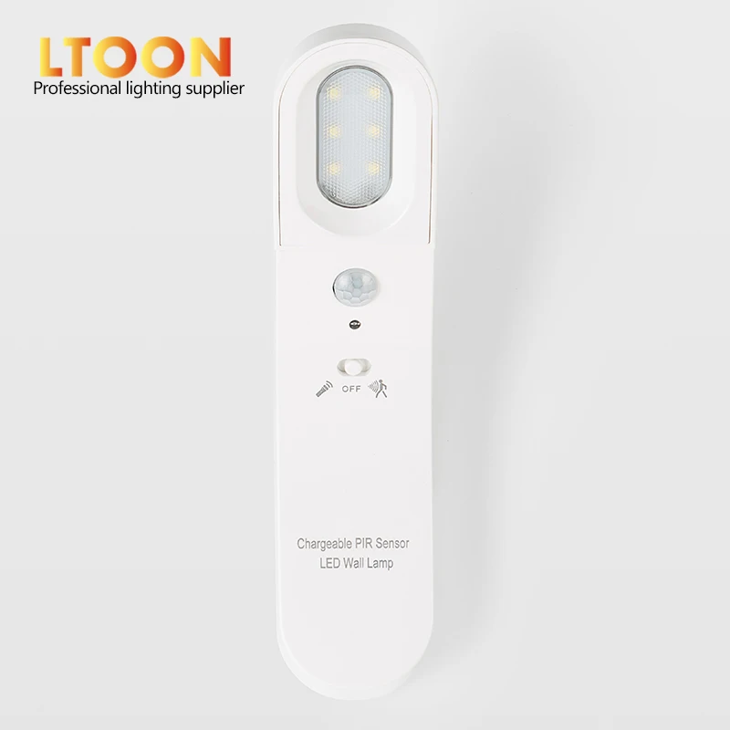 LTOON-Mini luz LED nocturna PIR con carga USB, luz de inducción inteligente del cuerpo humano, sensor infrarrojo, luz de emergencia GY01